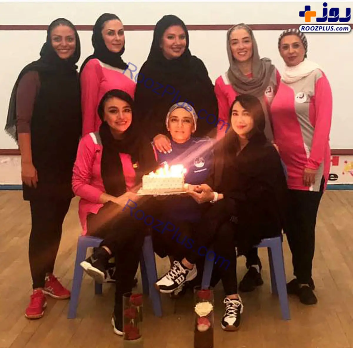 تیپ خانم های بازیگر در سالن ورزش! / عکس