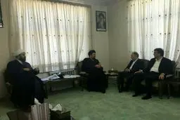تصویری از دیدار شهردار جدید تهران و سید حسن خمینی
