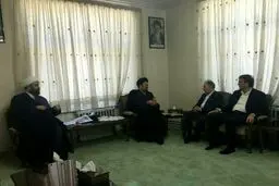 تصویری از دیدار شهردار جدید تهران و سید حسن خمینی