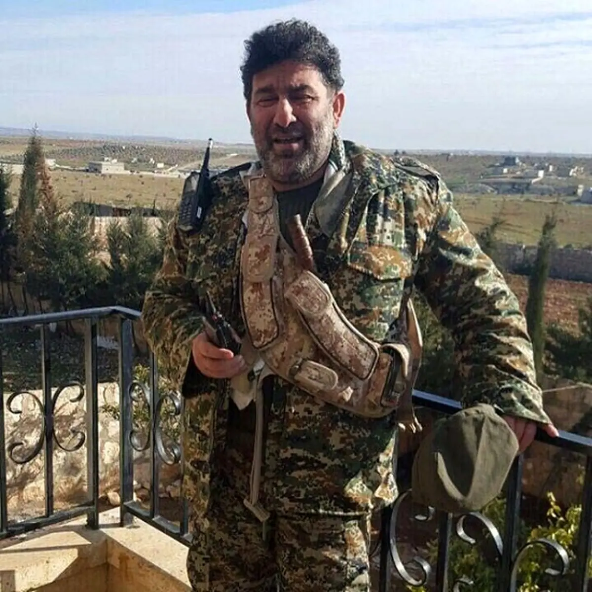 عکس/ سعید حدادیان به جمع مدافعان حرم پیوست