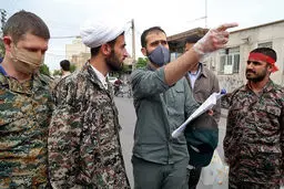 نیروهای حشدالشعبی در قم! + عکس