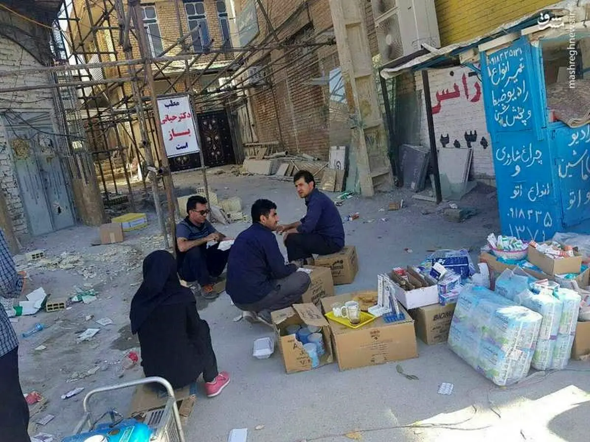 مطب خیابانی یک پزشک در سرپل‌ذهاب/عکس