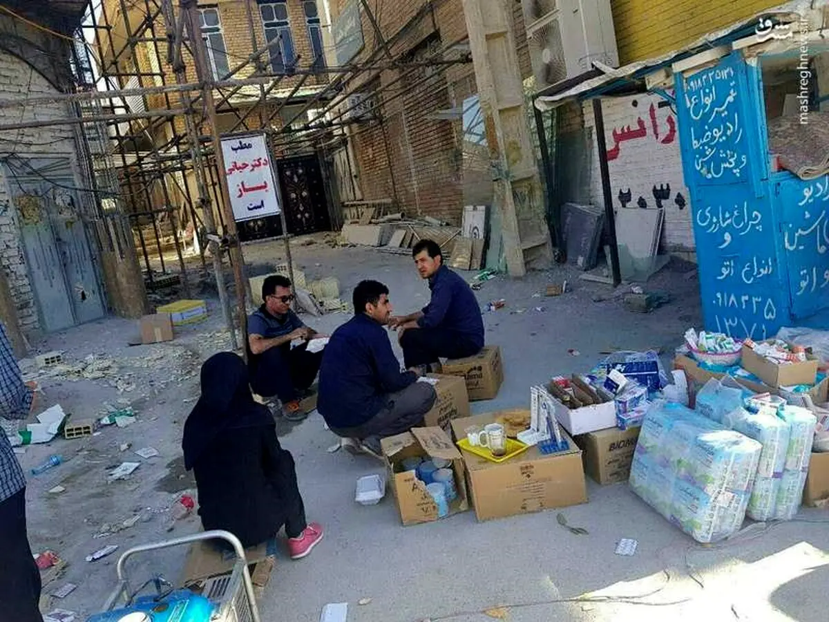 مطب خیابانی یک پزشک در سرپل‌ذهاب/عکس