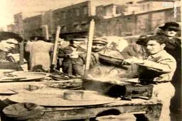 جگرکی خیابانی در تهران قدیم/عکس