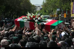 تشییع پیکر شهید مدافع حرم در تبریز/ تصاویر