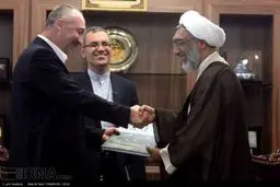 دیدار دادستان بلاروس با وزیر دادگستری/تصاویر