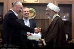 دیدار دادستان بلاروس با وزیر دادگستری/تصاویر