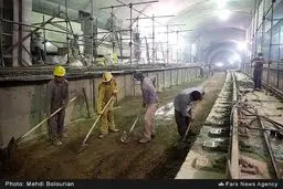 تصاویری از ساخت و ساز خط 3 مترو