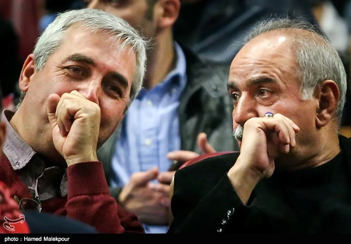 ابراهیم حاتمی کیا و پرویز پرستویی در یک قاب/ عکس