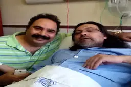 عیادت بازیگر طنز سینما از «رضا ایرانمنش»/عکس