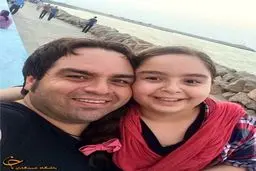 آقای بازیگر و دخترش/ عکس