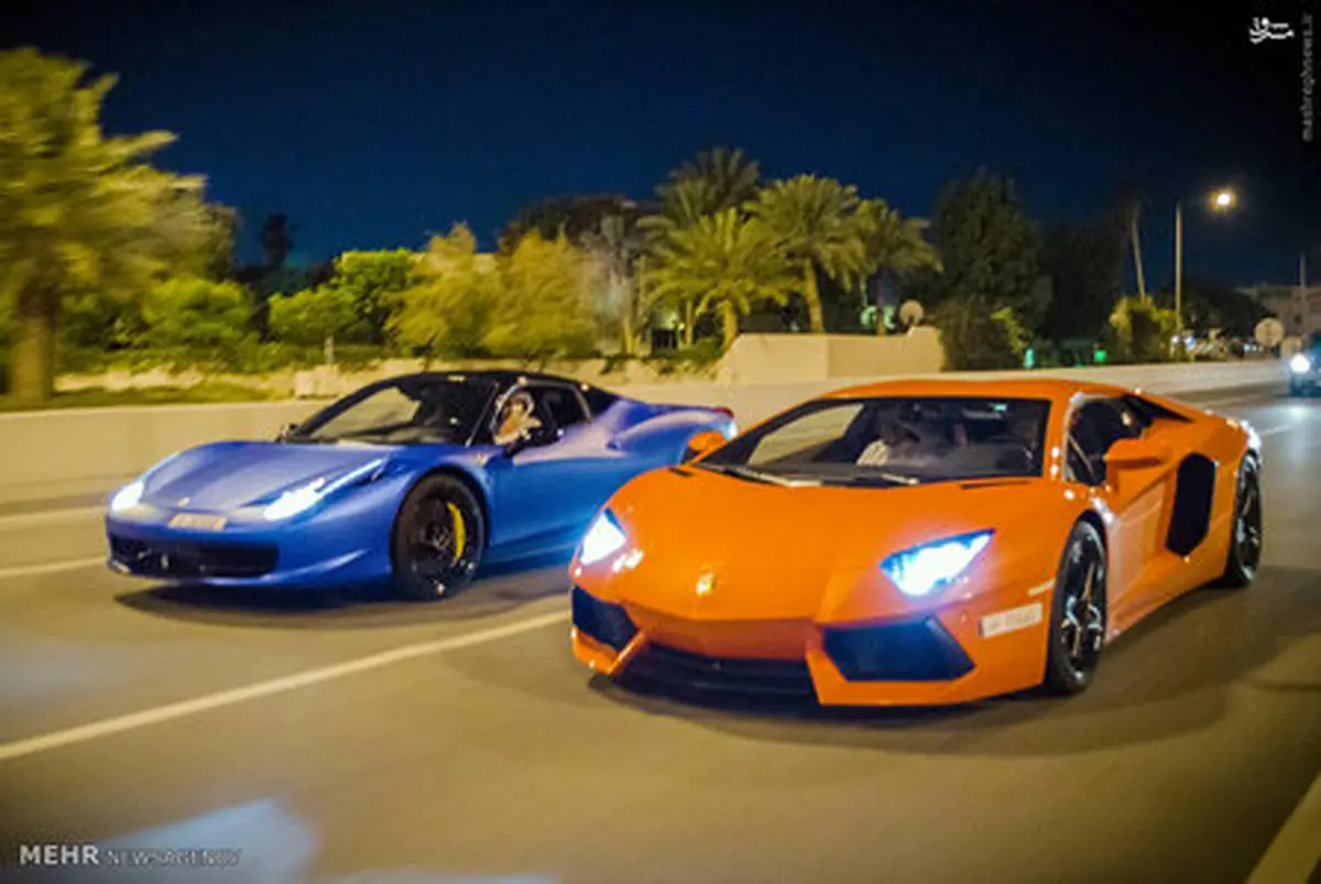 عکس/ اعتیاد به خودروهای گران قیمت