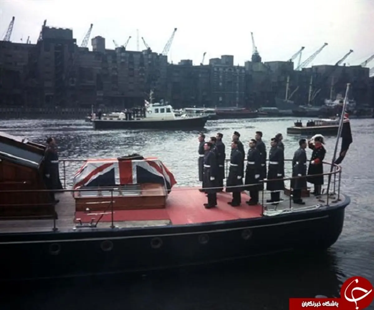 تشیع جنازه چرچیل به روایت تصویر