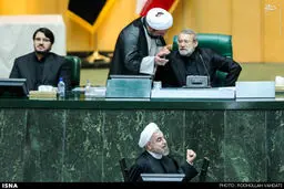 عکس موقعیت رسایی هنگام سخنرانی روحانی