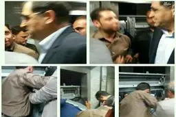 وقتی هاشمی در آسانسور گیر می‌کند/ عکس