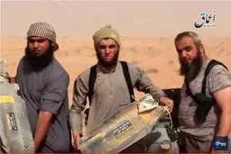 تصاویری از پهپاد سرنگون شده آمریکا توسط داعش