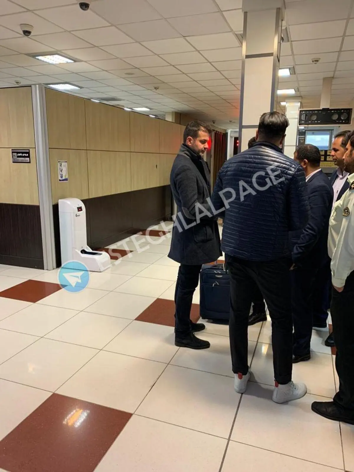 عکس / استراماچونی امروز صبح ایران را به مقصد ترکیه ترک کرد