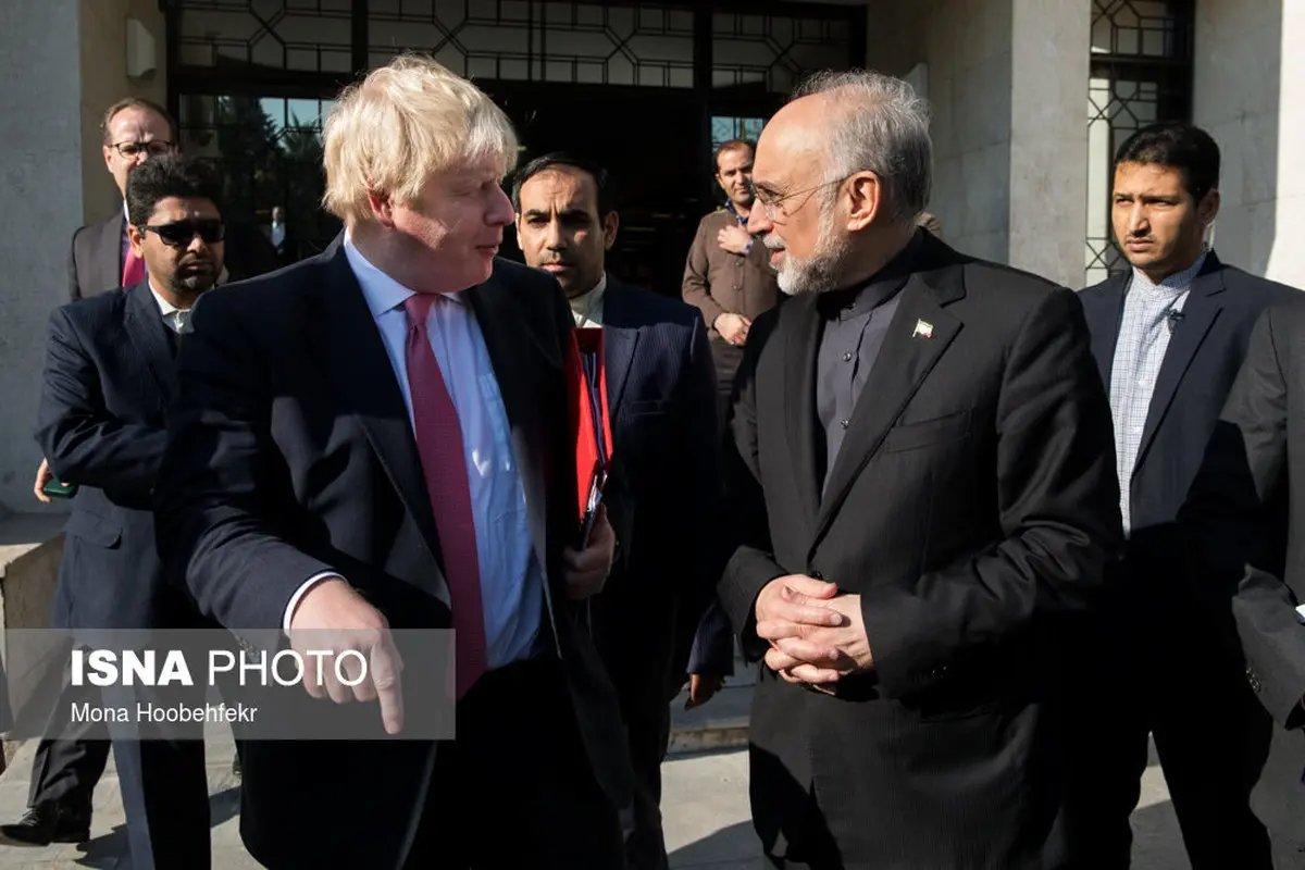 تصاویر دیدار وزیر خارجه انگلیس با رییس سازمان انرژی اتمی