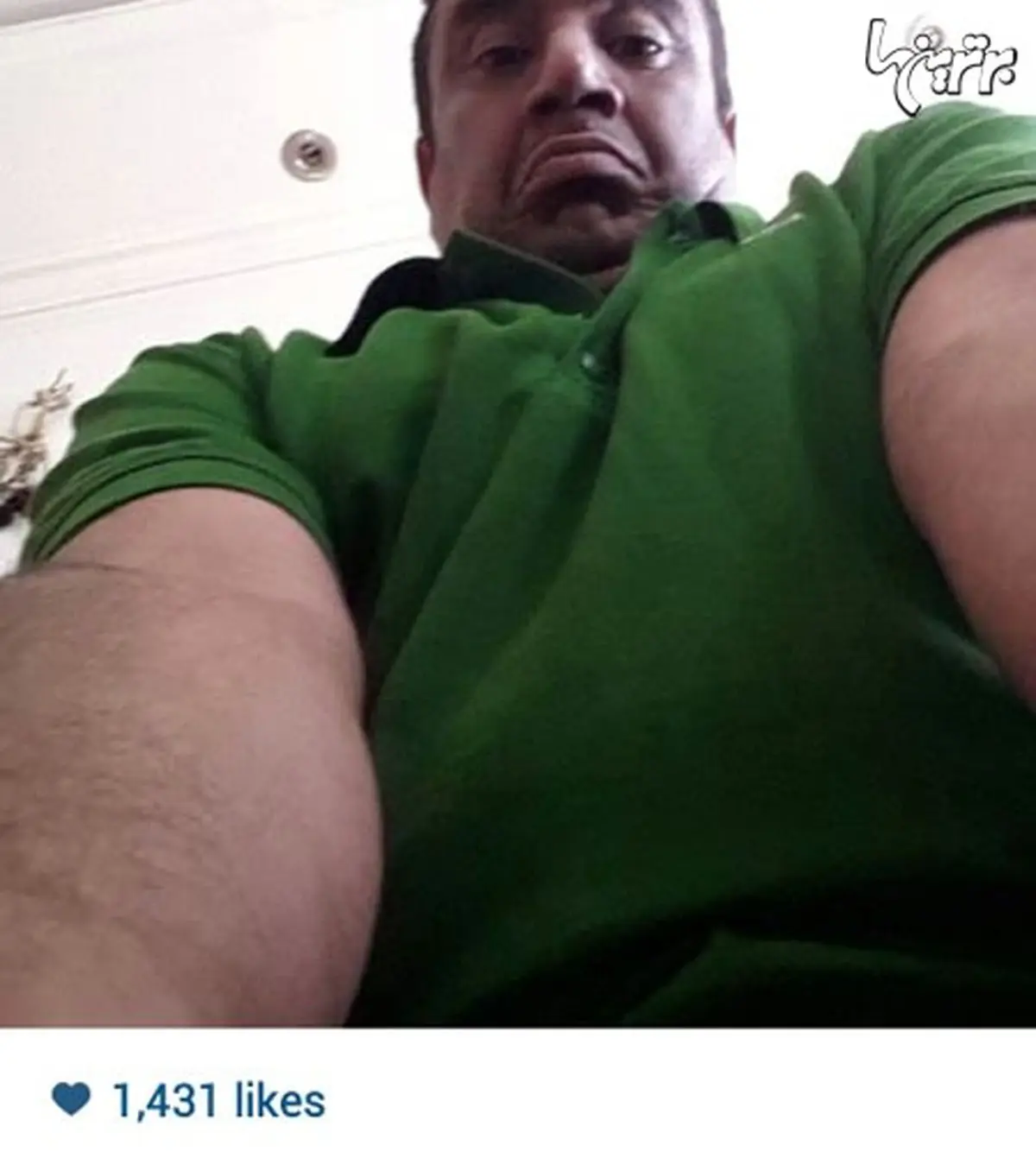 عکسی جالب از نصرالله رادش