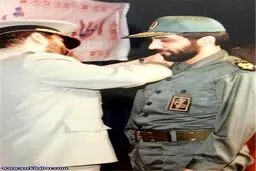 وقتی ضرغامی درجه دار شد/عکس