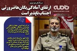 فوتوتیتر/ سرلشکر موسوی: ارتقای آمادگی یگان‌ها ضرورتی اجتناب ناپذیر است