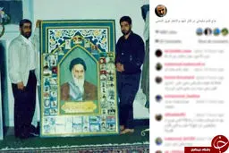 سردار سلیمانی در کنار بنیان گذار برون مرزی سپاه