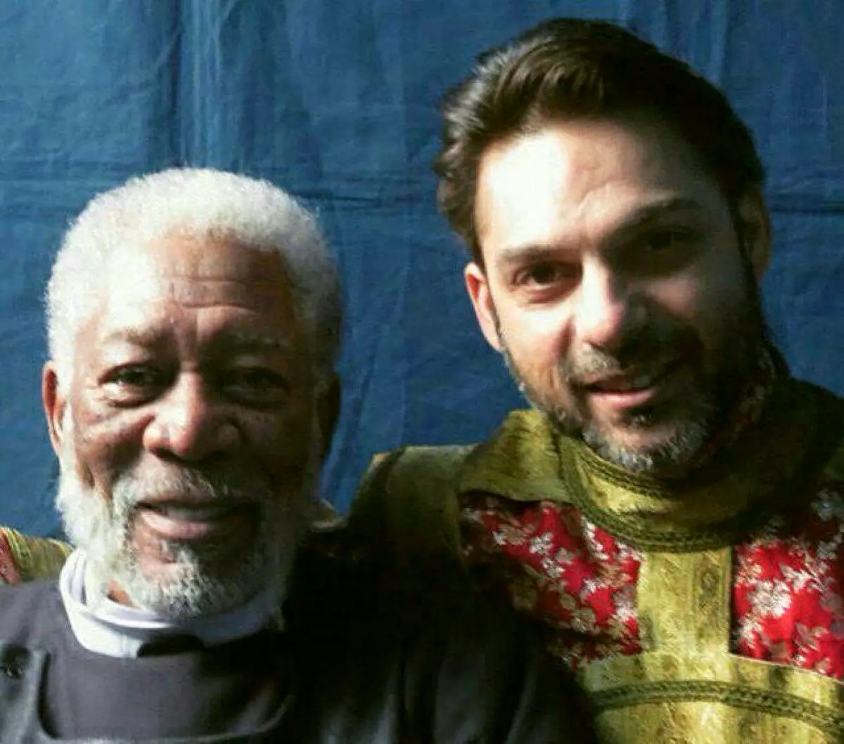 پیمان معادی در کنار بازیگر مشهور آمریکایی/عکس