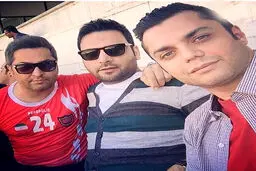 سلفی احسان علیخانی در ورزشگاه آزادی/ عکس