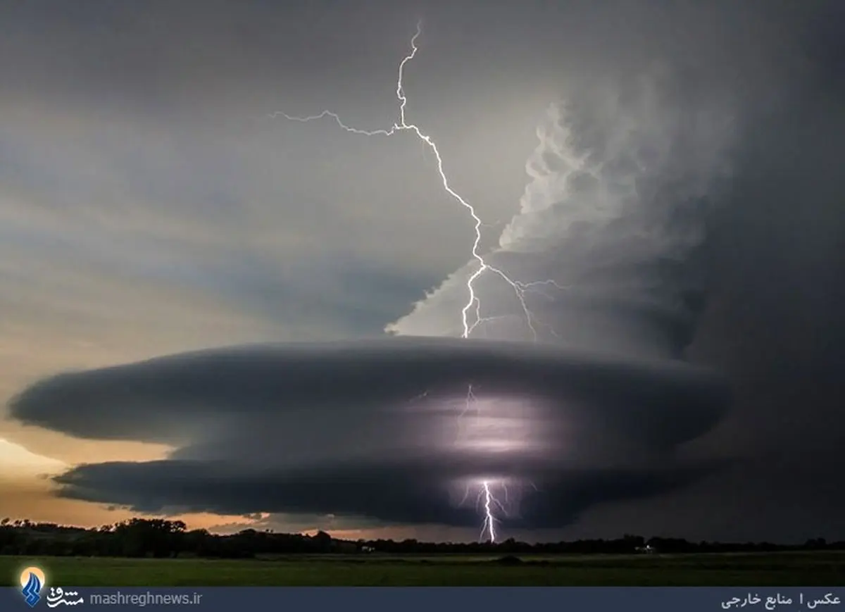 رعد و برق حیرت‌انگیز (+عکس)