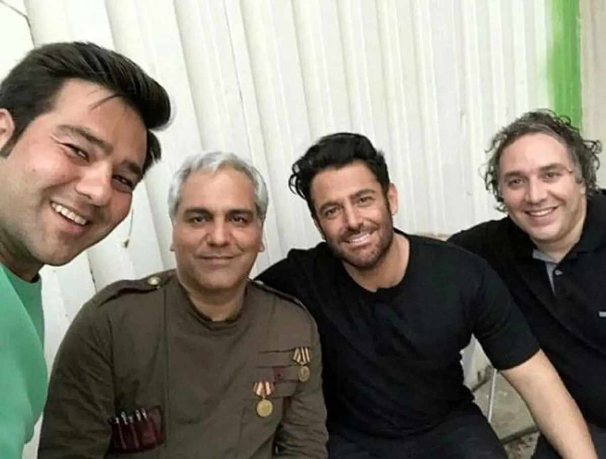 عکس های جدید مهران مدیری و محمدرضا گلزار در ما همه با هم هستیم!