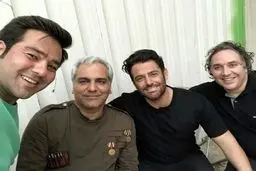 عکس های جدید مهران مدیری و محمدرضا گلزار در ما همه با هم هستیم!