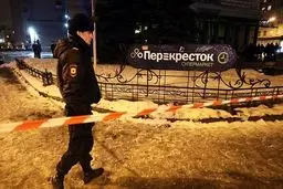 انفجار بمب در فروشگاهی در سن پترزبورگ روسیه/تصاویر