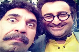 تصویر سلفي بامزه از سيامك انصاري و مهران احمدي!