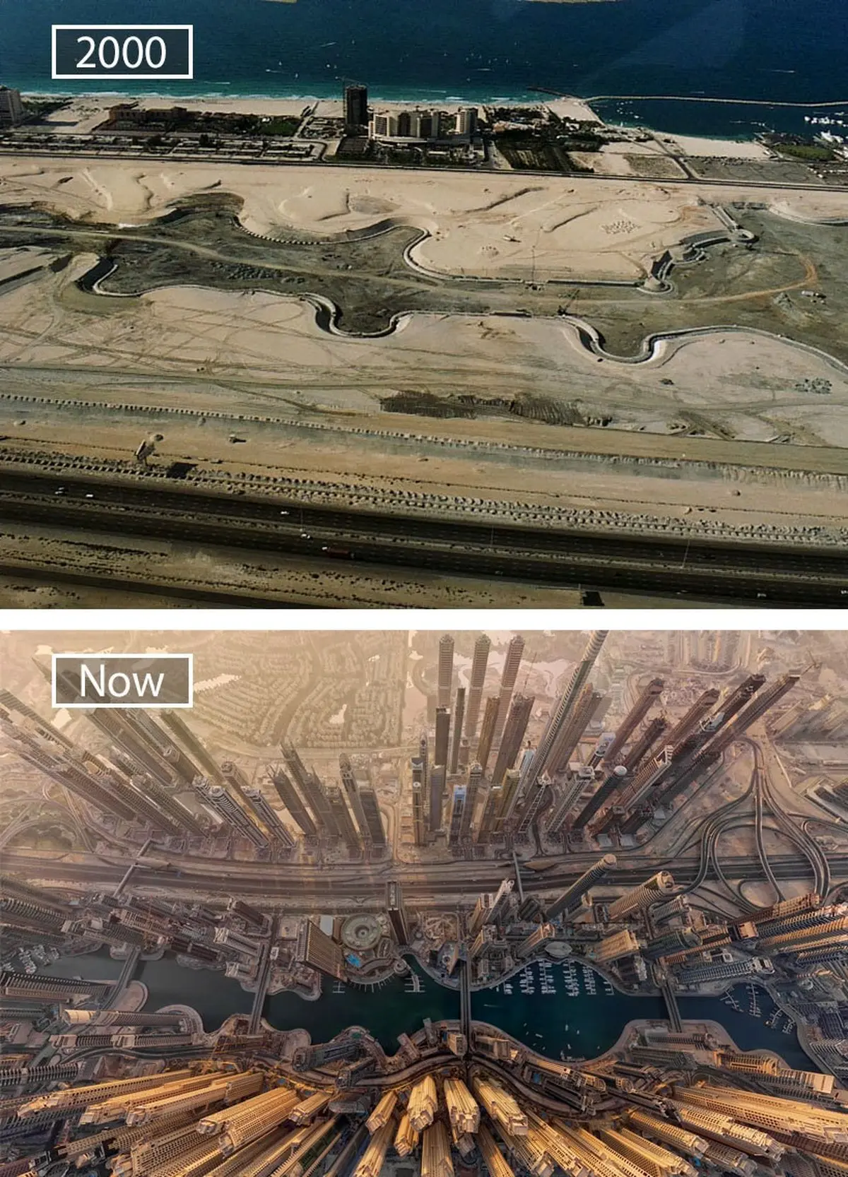 عکسی جالب از دبی بعد از 16 سال