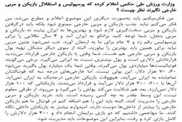 واکنش شجاع خلیل‌زاده به ممنوعیت جذب بازیکن خارجی + عکس