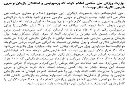 واکنش شجاع خلیل‌زاده به ممنوعیت جذب بازیکن خارجی + عکس