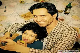 سلفی مهدی باقربیگی با پسرش/عکس