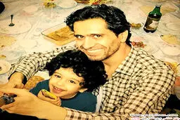 سلفی مهدی باقربیگی با پسرش/عکس