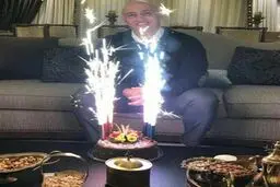 تصویری از جشن تولد 46 سالگی علیرضا منصوریان