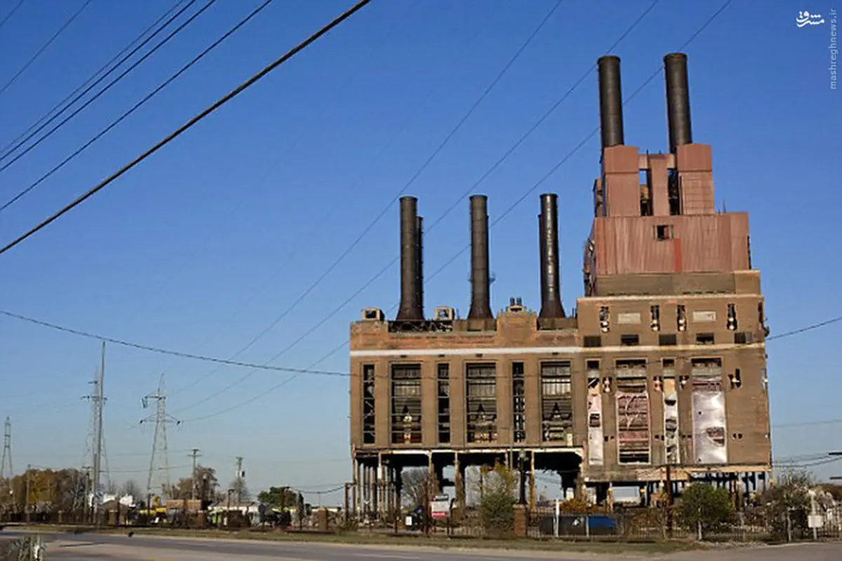 عکس/ تخریب نیروگاه ۹۳ساله در ۲۰ثانیه