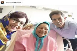 خانم بازیگر عزادار شد/عکس