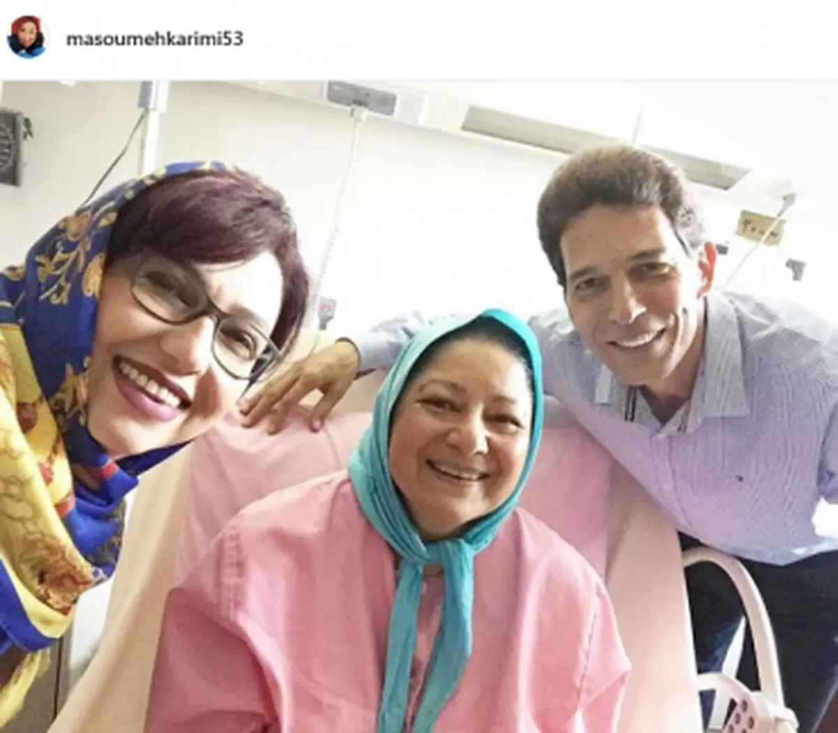 خانم بازیگر عزادار شد/عکس