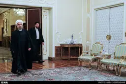 دیدار وزیر دفاع روسیه با حسن روحانی/ تصاویر