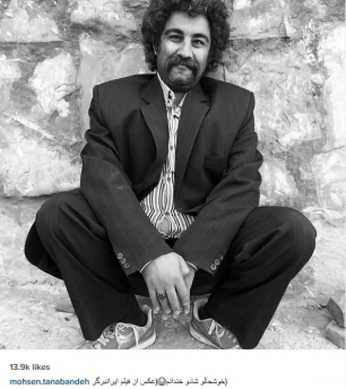 تصویری متفاوت و جالب از محسن تنابنده/عکس