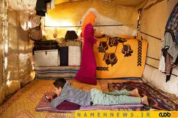 تصاویری از پناهگاه کودکان سوری