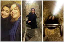 غارنوردى شبنم فرشادجو و نيكى نصيريان در نياسر/عکس