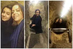 غارنوردى شبنم فرشادجو و نيكى نصيريان در نياسر/عکس