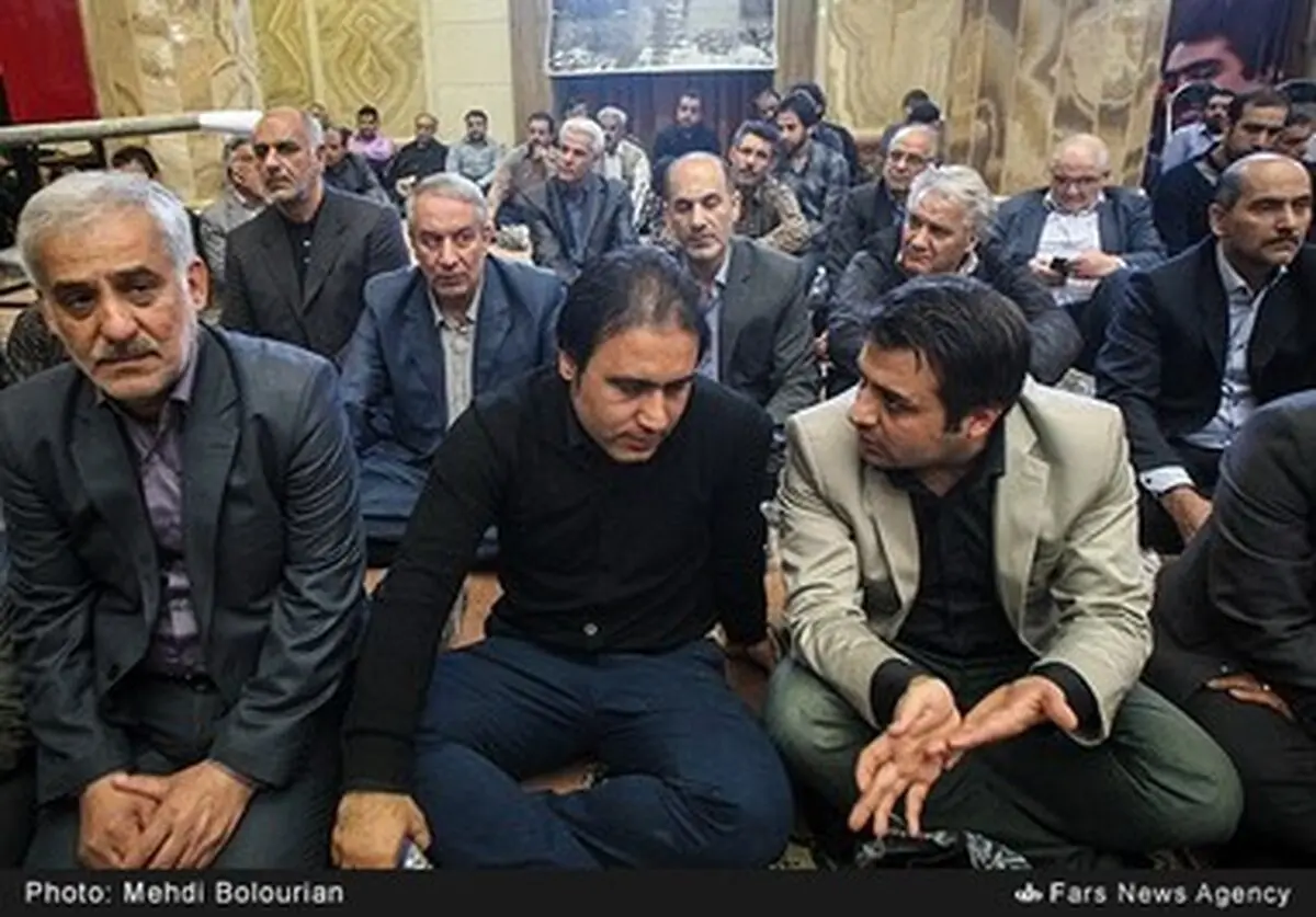 حاشیه‌های تصویری مراسم یادبود میلاد اسلامی و حسین جوادی با حضور علی دایی، مهدوی‌کیا، عادل فردوسی‌پور، قلعه نویی، رویانیان و ...
