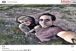 سلفی رامین راستاد به همراه همسرش/ عکس