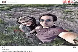 سلفی رامین راستاد به همراه همسرش/ عکس